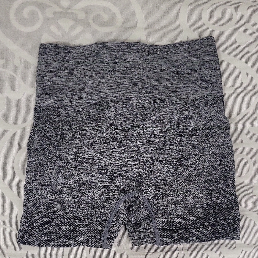 Gray Women's High-Waisted Shorts